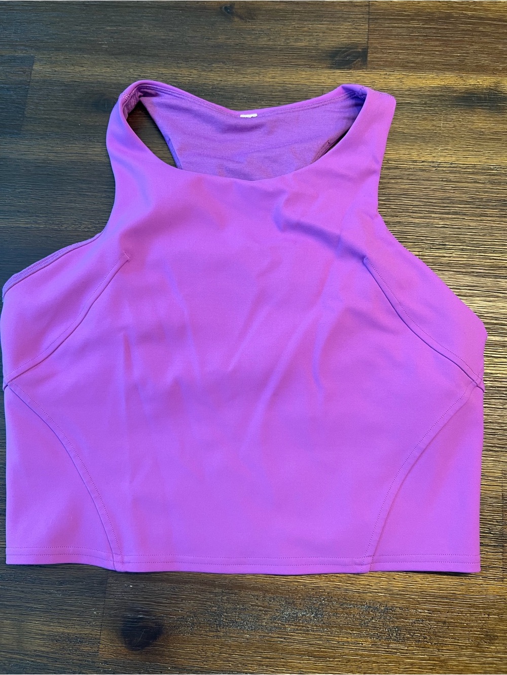 Lululemon athletica electric Purple Cropped Tank Top